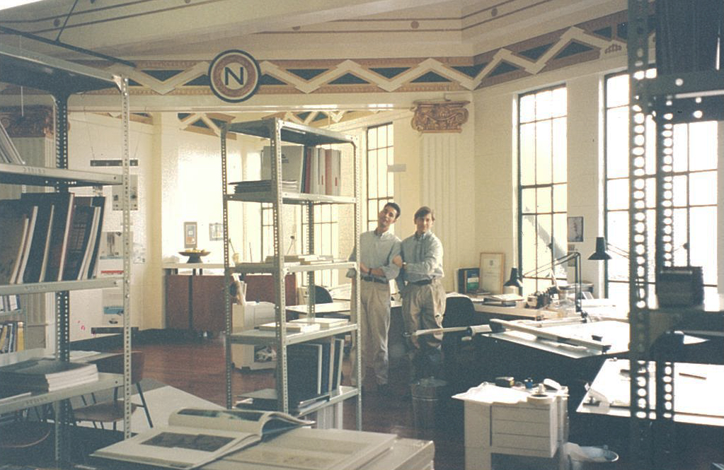 Studio Pacific's first Wellington office at Hibernian House in Bond Street opened in 1992.