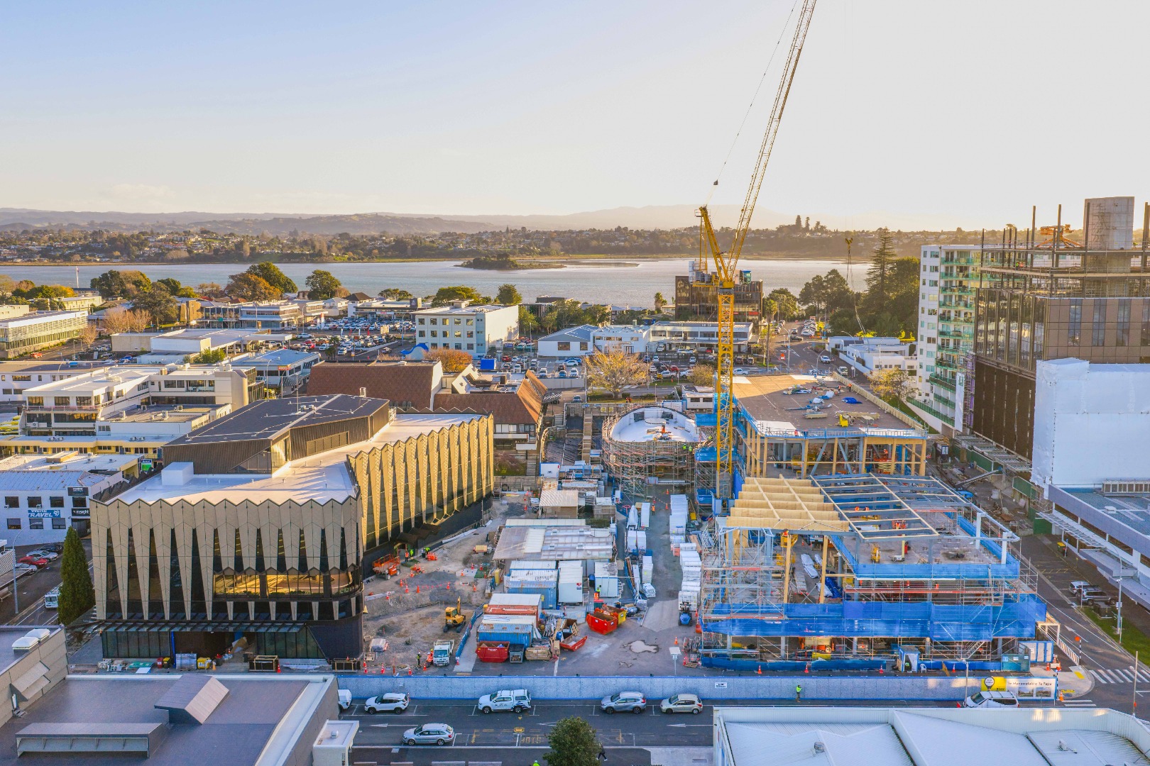 The new library and community hub in Tauranga reaches practical completion