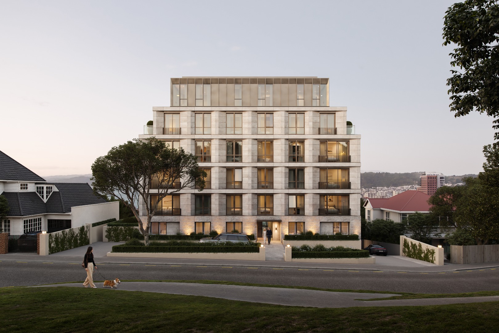 Kelburn Residences, a new premium apartment development in Kelburn.